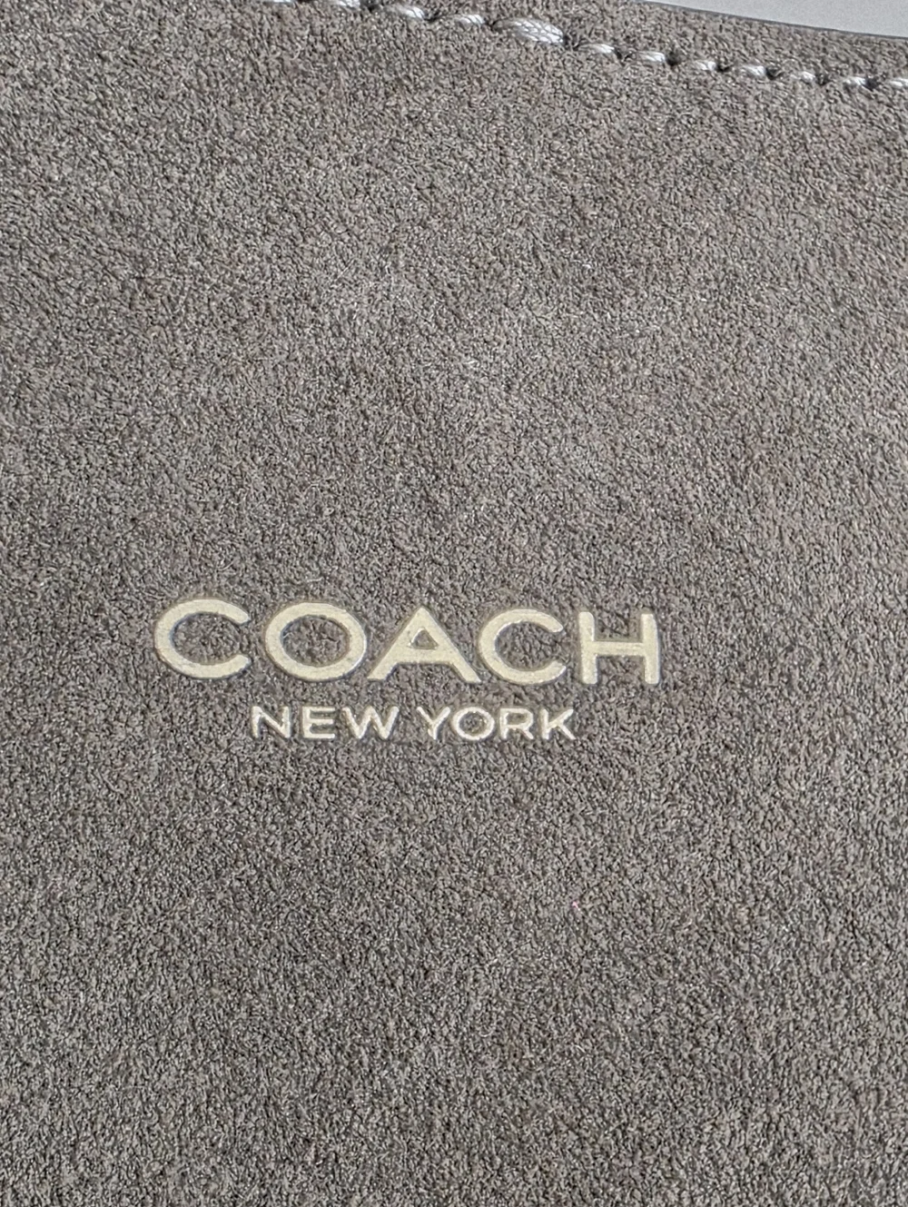 Coach Bleecker CCC24 Olive Suede Leather Bucket Shoulder Bag NWT